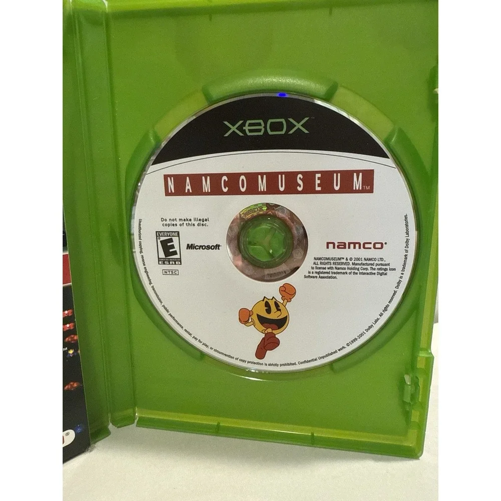 Namco Museum Microsoft Xbox‎ 2002 With Manual